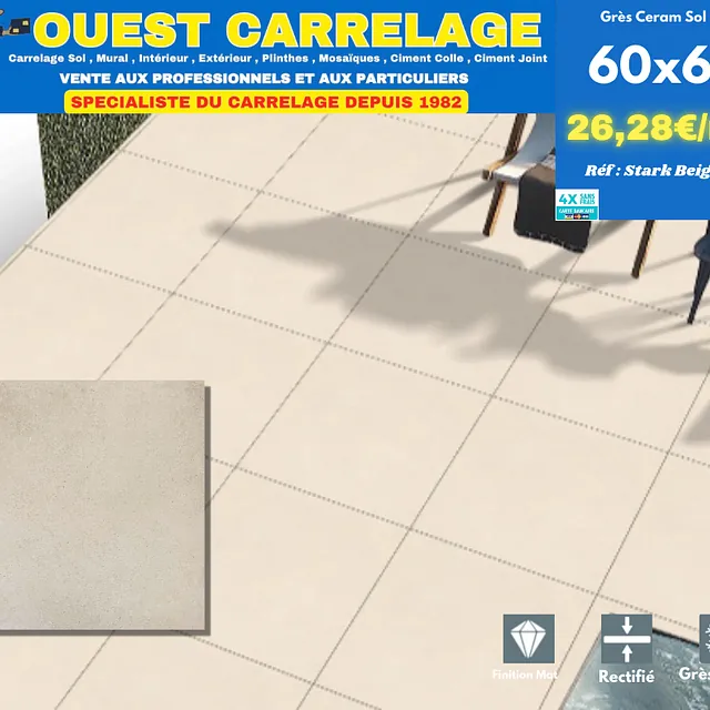 carrelage sol BEIGE