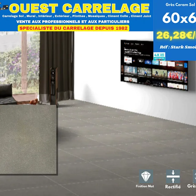 carrelage sol ANTHRACITE