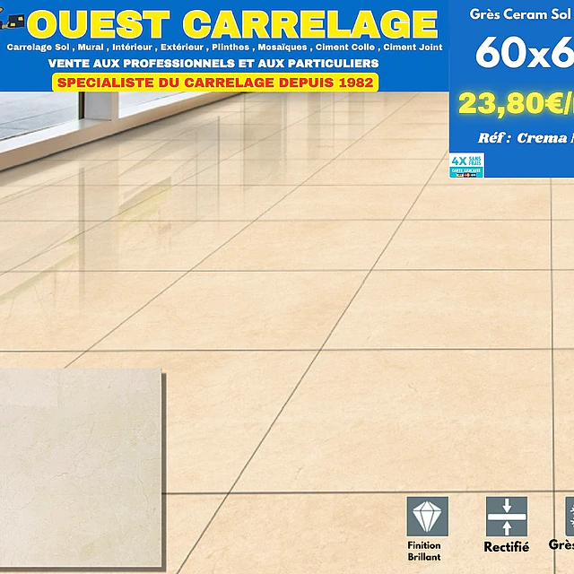 carrelage sol marbre BEIGE