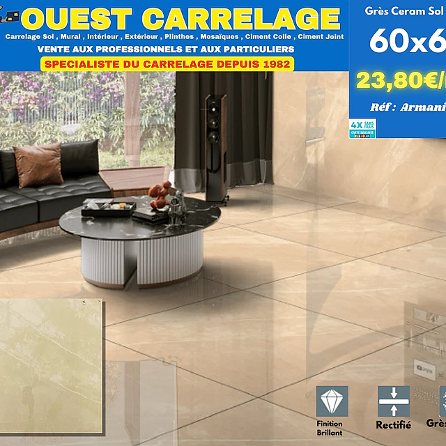 carrelage sol marbre BEIGE