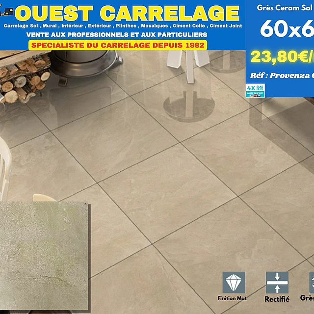 carrelage sol pierre BEIGE