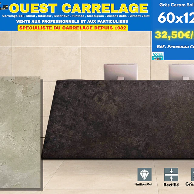 carrelage sol pierre BEIGE