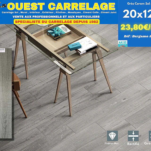 CARRELAGE EFFET BOIS PARQUET